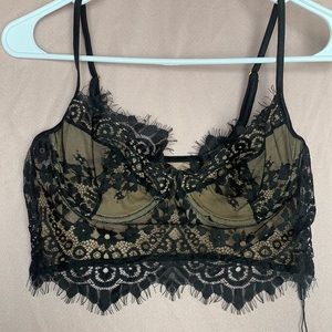 Black Lace Bralette